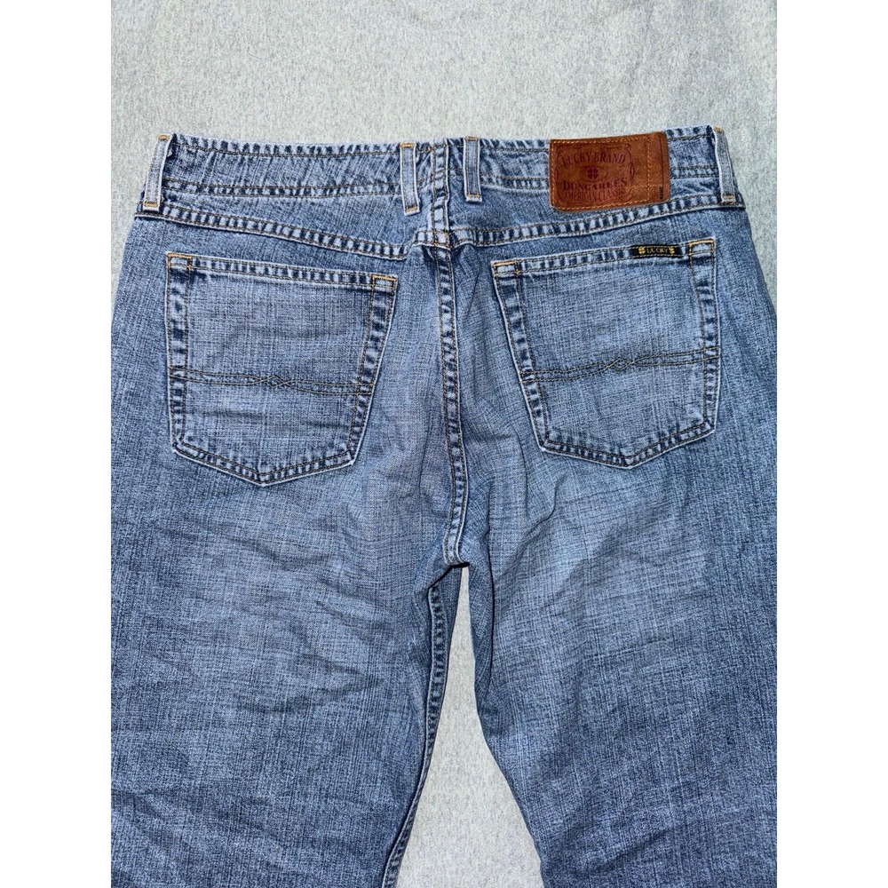 Lucky Brand Dungarees by Gene Montesano Denim Wonder Jean Vintage USA Size 34 - Picture 6 of 11